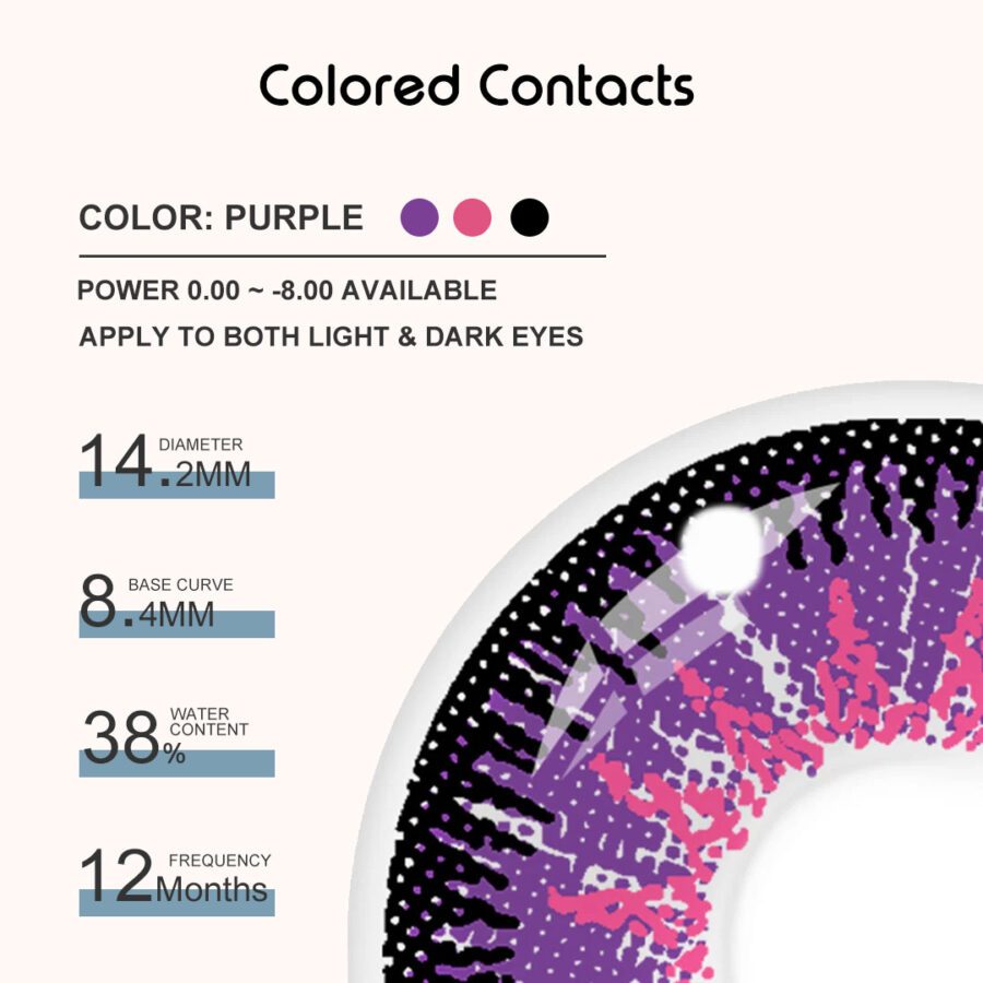 Monster High : Gory Fangtell Cosplay Contact Lenses - Colored Contact Lenses | Colored Contacts -