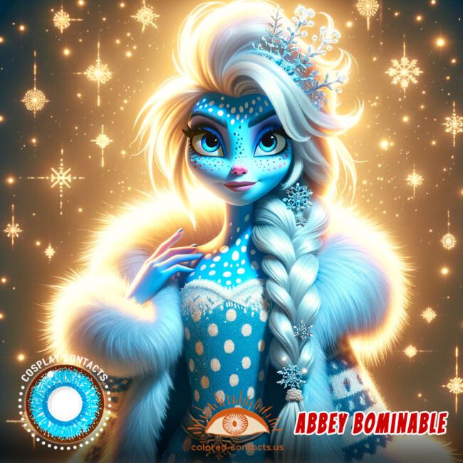 Monster High : Abbey Bominable Cosplay Contact Lenses
