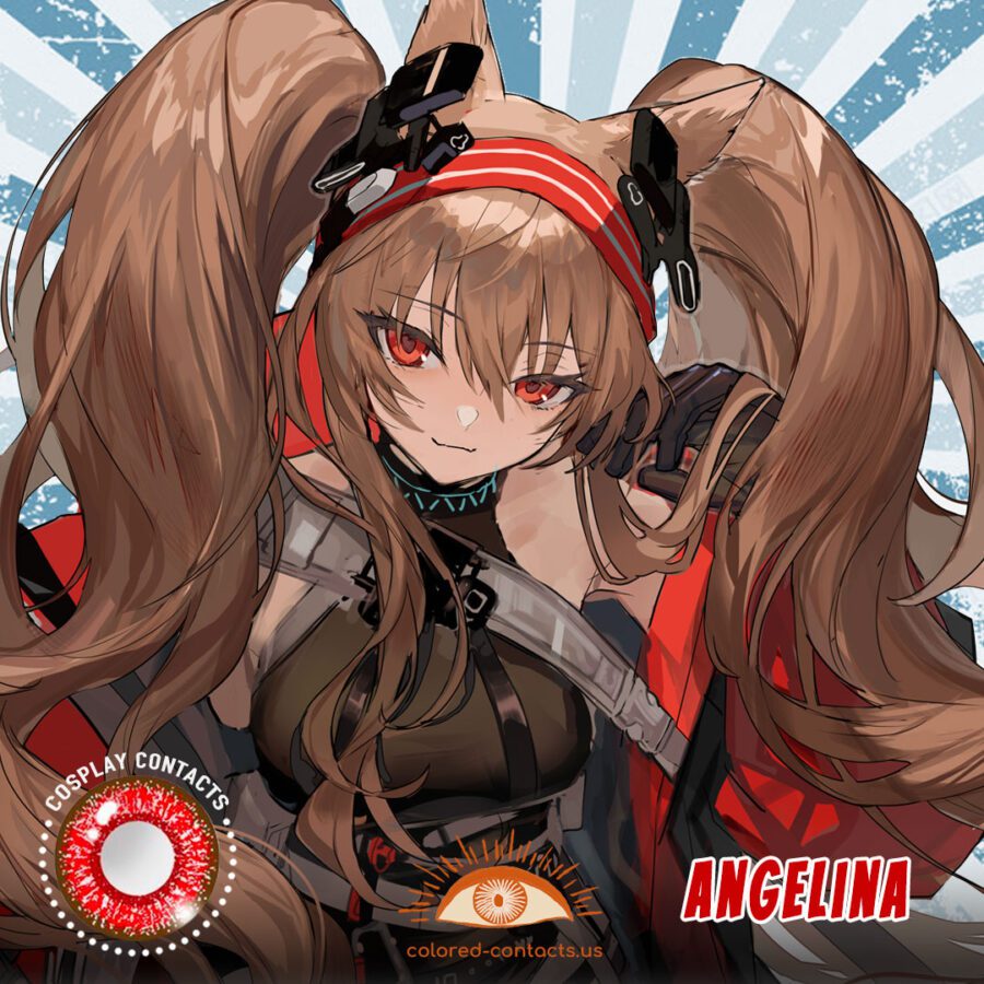 Arknights : Angelina Cosplay Contact Lenses - Colored Contact Lenses | Colored Contacts -
