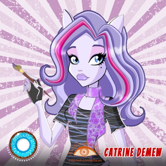 Monster High : Catrine DeMew Cosplay Contact Lenses