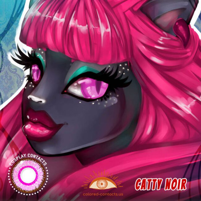 Monster High : Catty Noir Cosplay Contact Lenses