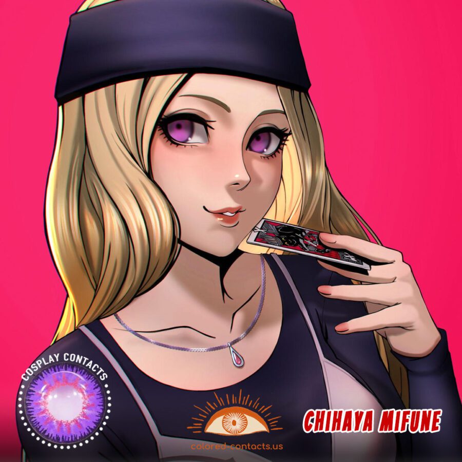Persona 5 : Chihaya Mifune Cosplay Contact Lenses