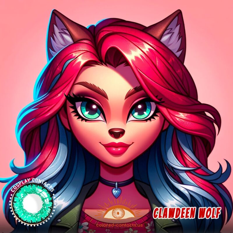 Monster High : Clawdeen Wolf Cosplay Contact Lenses - Colored Contact ...