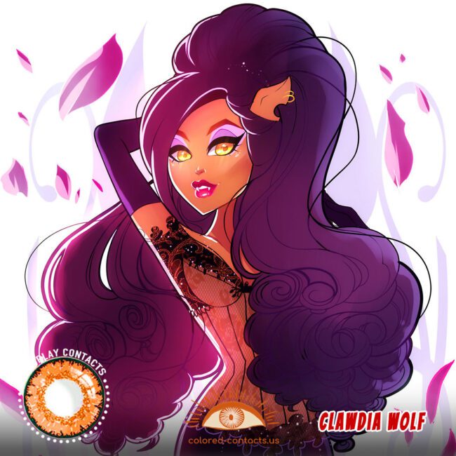 Monster High : Clawdia Wolf Cosplay Contact Lenses