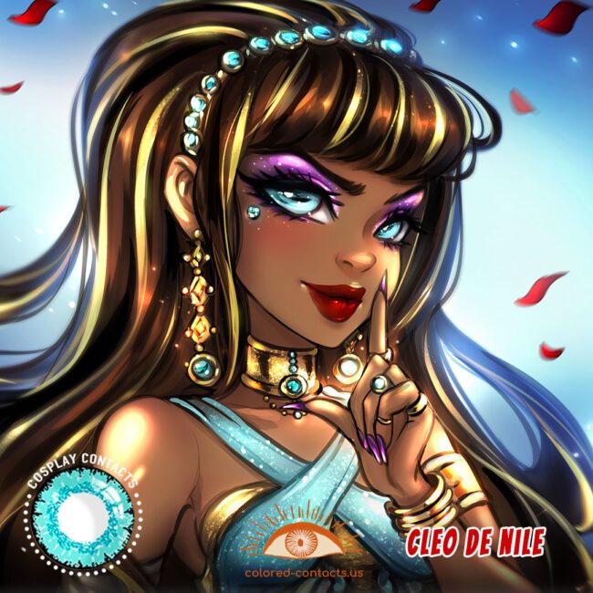 Monster High : Cleo de Nile Cosplay Contact Lenses