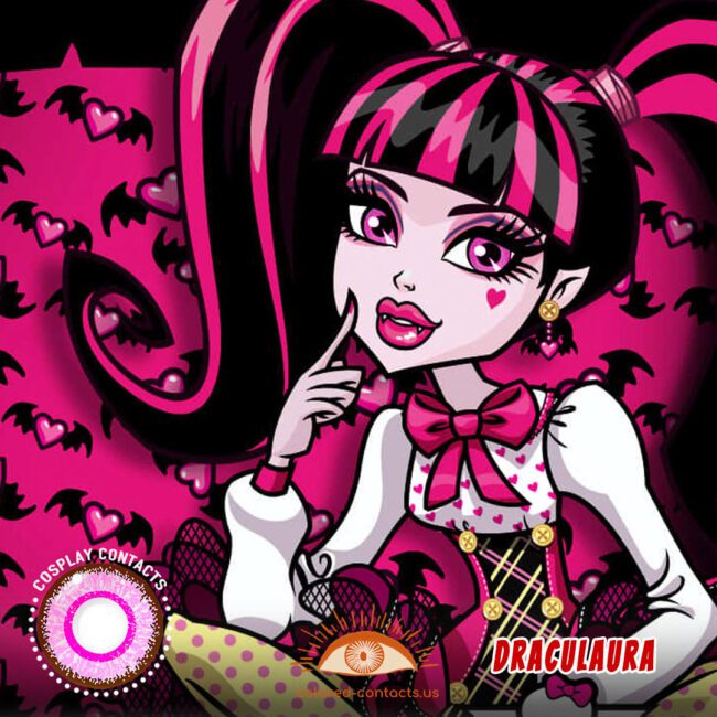 Monster High : Draculaura Cosplay Contact Lenses