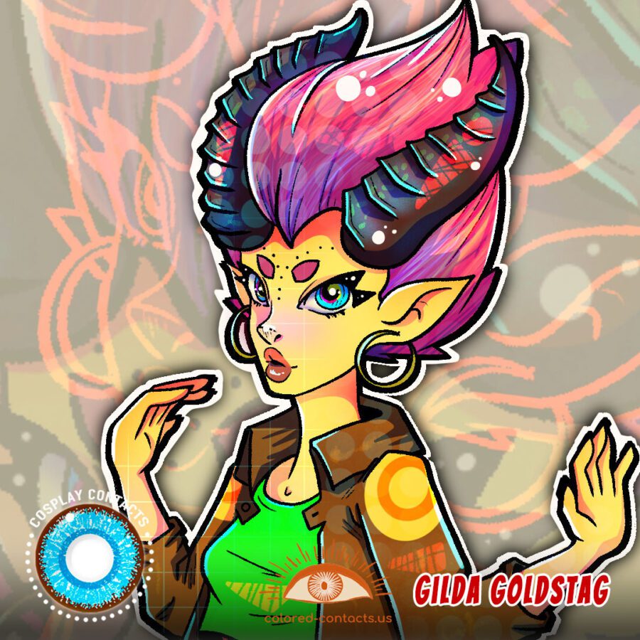 Monster High : Gilda Goldstag Cosplay Contact Lenses
