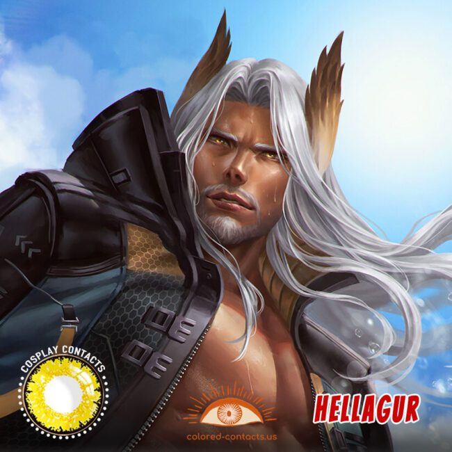 Arknights : Hellagur Cosplay Contact Lenses