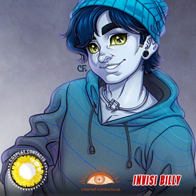 Monster High : Invisi Billy Cosplay Contact Lenses