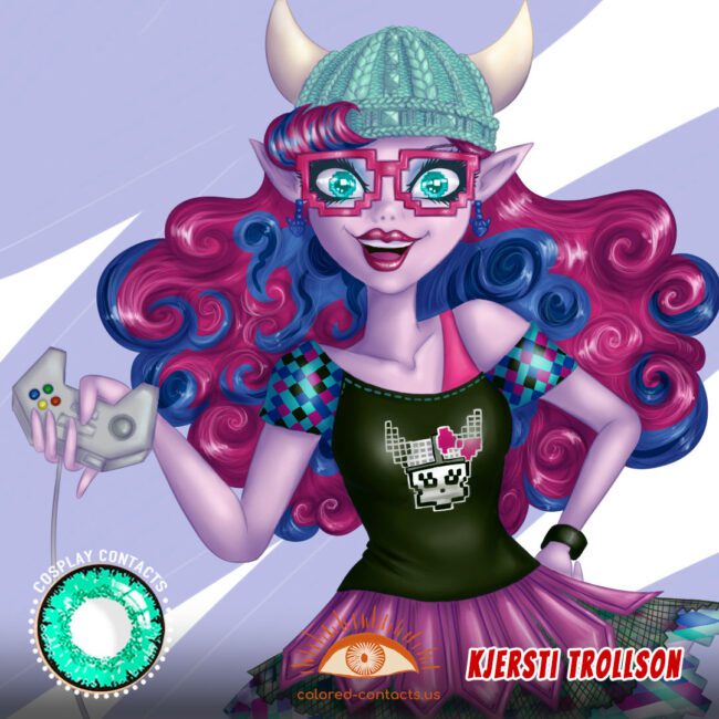 Monster High : Kjersti Trollson Cosplay Contact Lenses