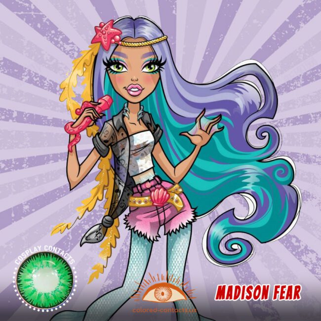 Monster High : Madison Fear Cosplay Contact Lenses