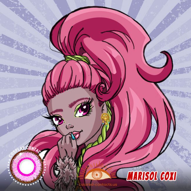 Monster High : Marisol Coxi Cosplay Contact Lenses