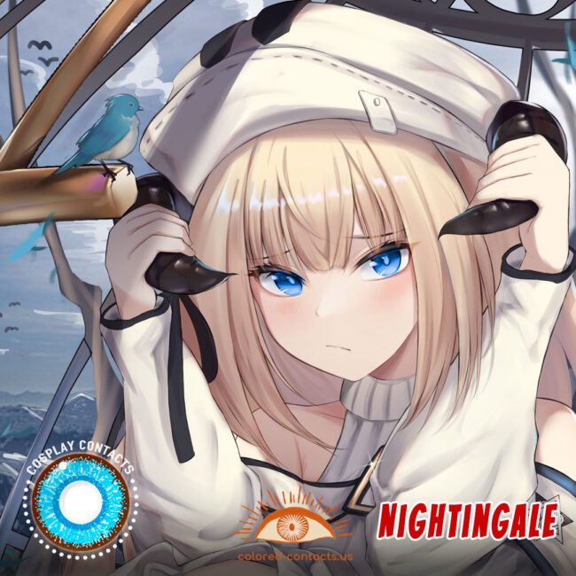 Arknights : Nightingale Cosplay Contact Lenses