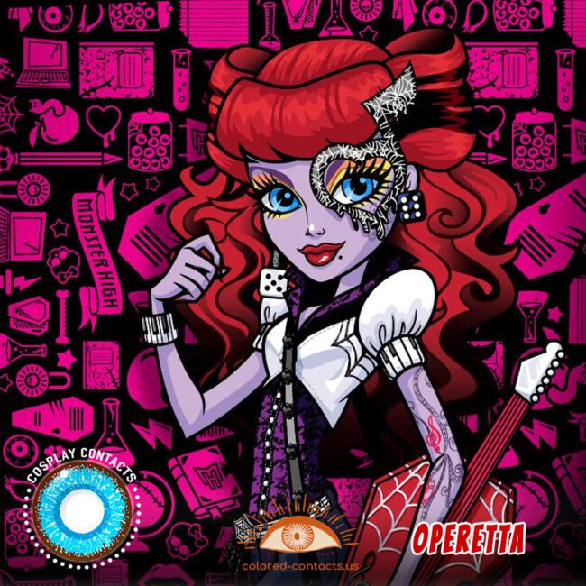 Monster High : Operetta Cosplay Contact Lenses