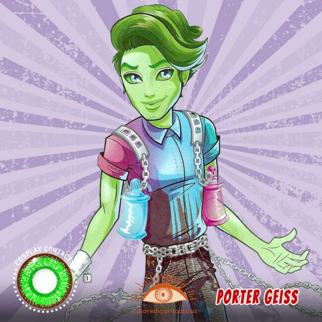 Monster High : Porter Geiss Cosplay Contact Lenses