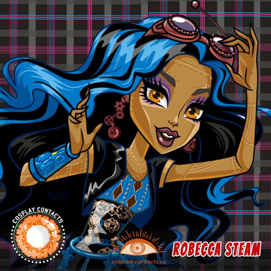 Monster High : Robecca Steam Cosplay Contact Lenses