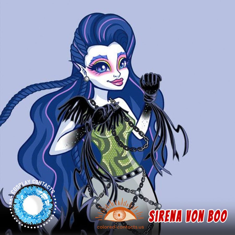 Monster High : Sirena Von Boo Cosplay Contact Lenses