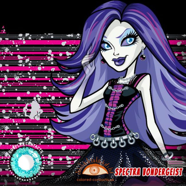 Monster High : Spectra Vondergeist Cosplay Contact Lenses
