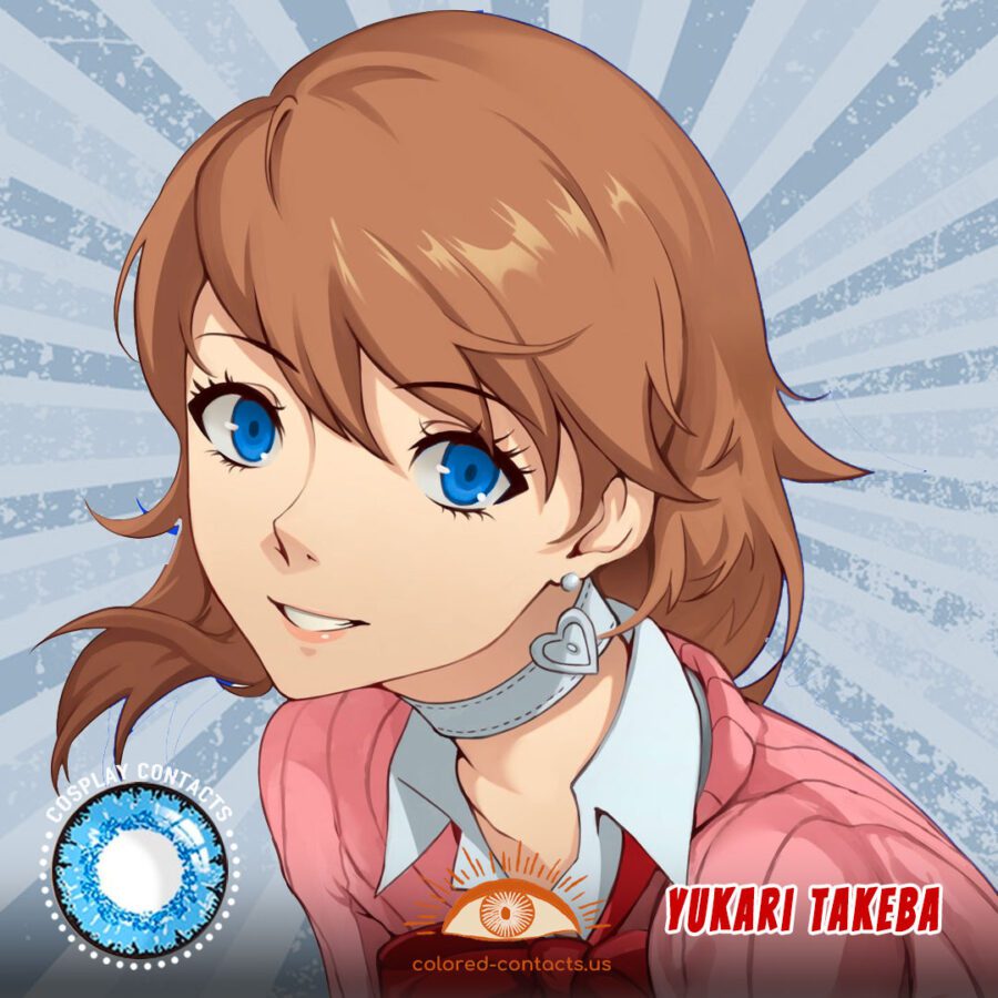 Persona : Yukari Takeba Cosplay Contact Lenses