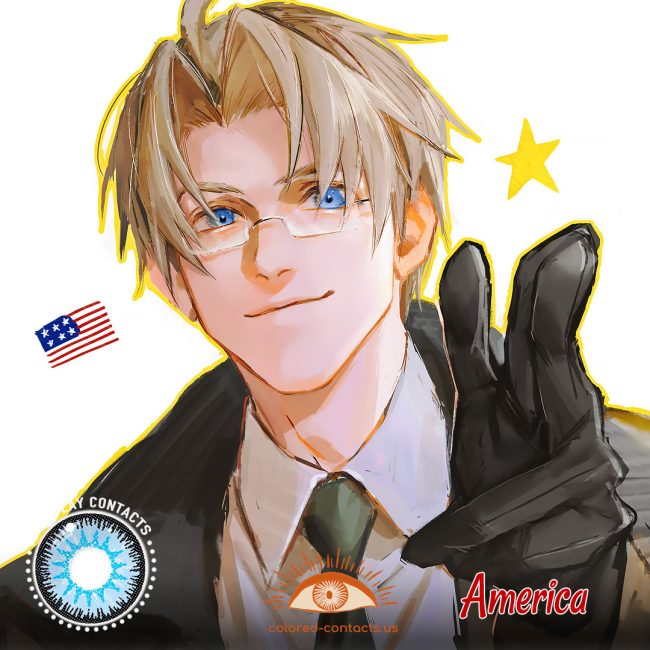 America Cosplay Contact Lenses