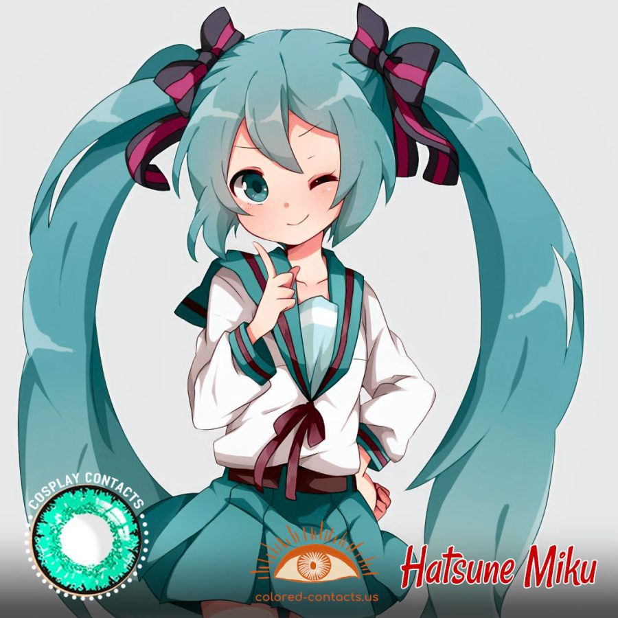 Hatsune Miku Cosplay Contact Lenses