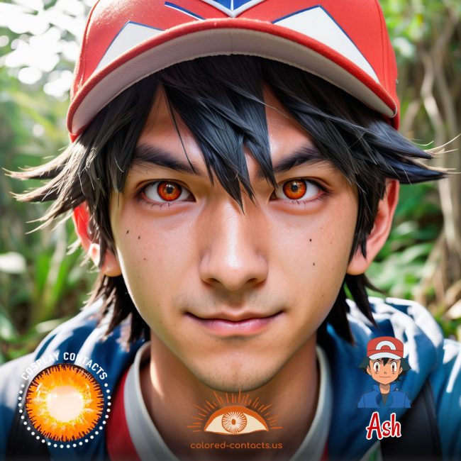 Ash Cosplay Contact Lenses