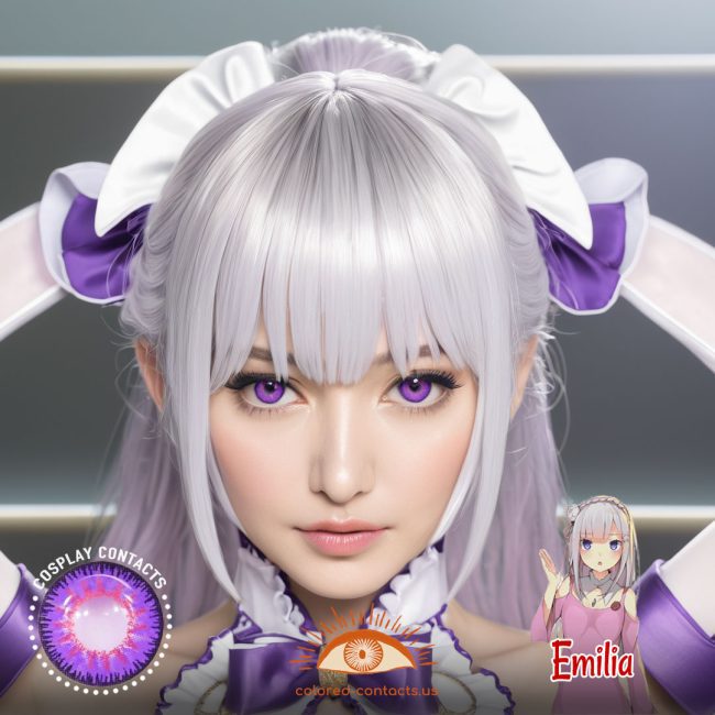 Emilia Cosplay Contact Lenses