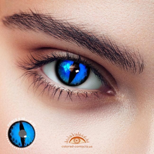 Felineflash Sapphire Colored Contact Lenses