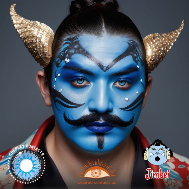 Jimbei Cosplay Contact Lenses