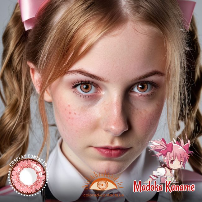 Madoka Kaname Cosplay Contact Lenses