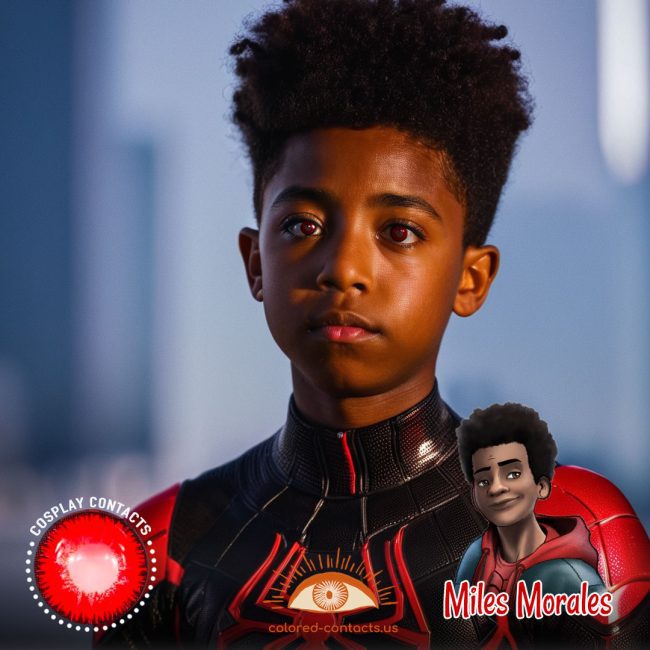 Miles Morales Cosplay Contact Lenses