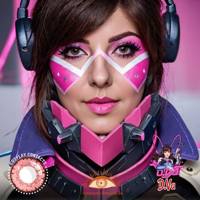 D.Va Cosplay Contact Lenses