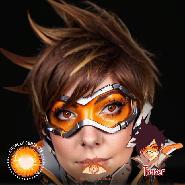 Tracer Cosplay Contact Lenses