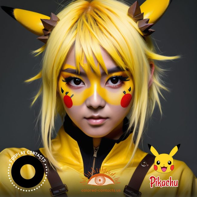 Pikachu Cosplay Contact Lenses