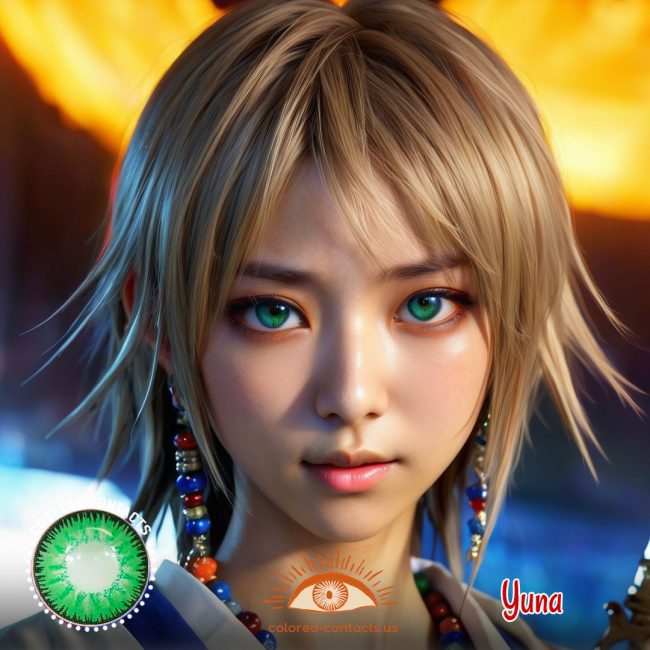 Yuna Cosplay Contact Lenses