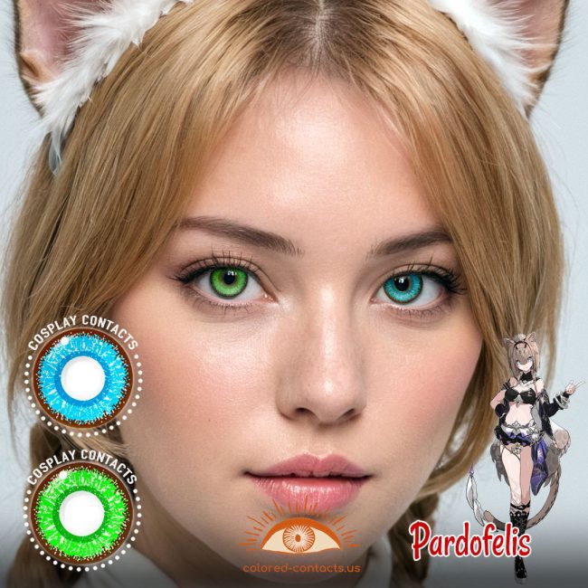 Pardofelis Cosplay Heterochromia Contact Lenses